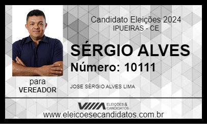 Candidato SÉRGIO ALVES 2024 - IPUEIRAS - Eleições