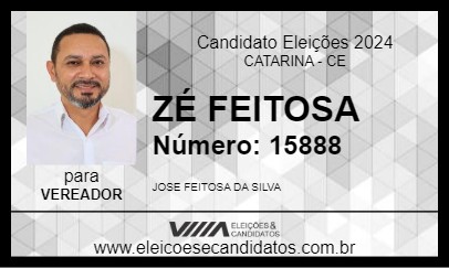 Candidato ZÉ FEITOSA 2024 - CATARINA - Eleições