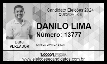 Candidato DANILO LIMA 2024 - QUIXADÁ - Eleições