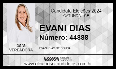 Candidato EVANI DIAS 2024 - CATUNDA - Eleições