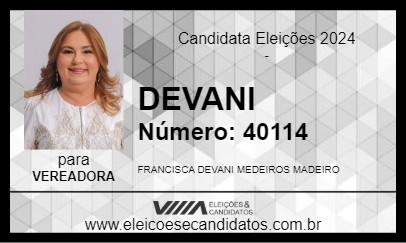 Candidato DEVANI 2024 - BREJO SANTO - Eleições