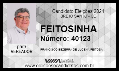 Candidato FEITOSINHA 2024 - BREJO SANTO - Eleições