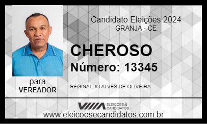 Candidato CHEROSO 2024 - GRANJA - Eleições