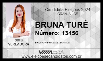 Candidato BRUNA TURÉ 2024 - GRANJA - Eleições