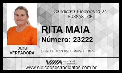 Candidato RITA MAIA 2024 - RUSSAS - Eleições