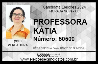 Candidato PROFESSORA KÁTIA 2024 - MORADA NOVA - Eleições