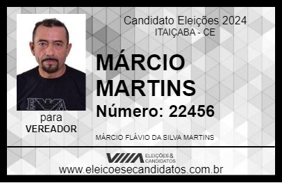 Candidato MÁRCIO MARTINS 2024 - ITAIÇABA - Eleições