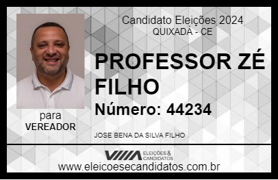 Candidato PROFESSOR ZÉ FILHO 2024 - QUIXADÁ - Eleições