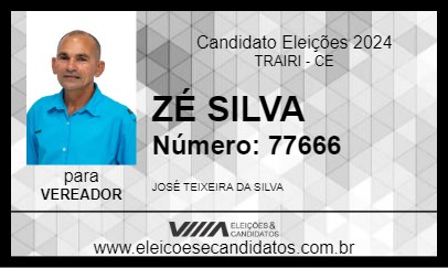 Candidato ZÉ SILVA 2024 - TRAIRI - Eleições