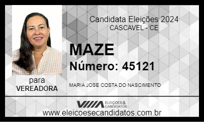 Candidato MAZE 2024 - CASCAVEL - Eleições