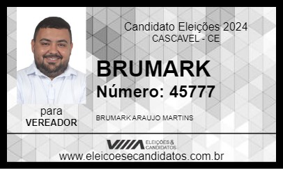 Candidato BRUMARK 2024 - CASCAVEL - Eleições