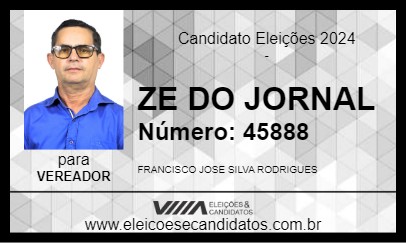 Candidato ZE DO JORNAL 2024 - CASCAVEL - Eleições