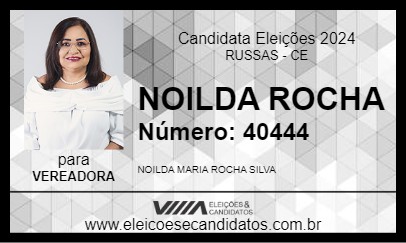 Candidato NOILDA ROCHA 2024 - RUSSAS - Eleições