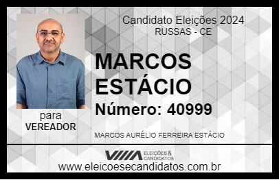 Candidato MARCOS ESTÁCIO 2024 - RUSSAS - Eleições