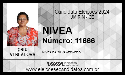 Candidato NIVEA 2024 - UMIRIM - Eleições