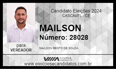 Candidato MAILSON 2024 - CASCAVEL - Eleições