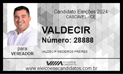 Candidato VALDECIR 2024 - CASCAVEL - Eleições