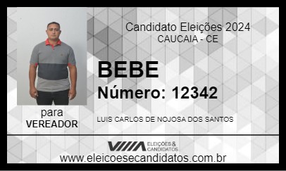 Candidato BEBE 2024 - CAUCAIA - Eleições