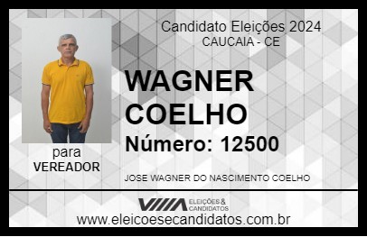 Candidato WAGNER COELHO 2024 - CAUCAIA - Eleições