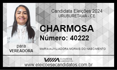 Candidato CHARMOSA 2024 - URUBURETAMA - Eleições