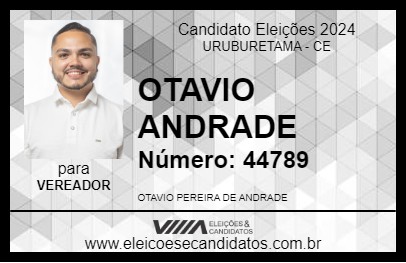 Candidato OTAVIO ANDRADE 2024 - URUBURETAMA - Eleições