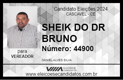 Candidato SHEIK DO DR BRUNO 2024 - CASCAVEL - Eleições