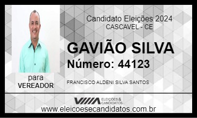 Candidato GAVIÃO SILVA 2024 - CASCAVEL - Eleições