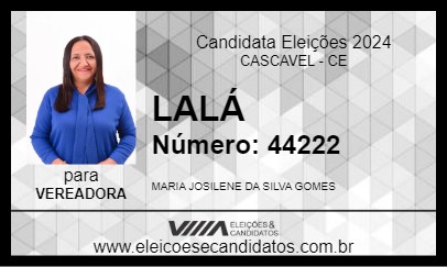 Candidato LALÁ 2024 - CASCAVEL - Eleições