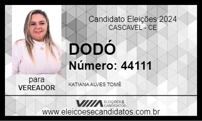 Candidato DODÓ 2024 - CASCAVEL - Eleições