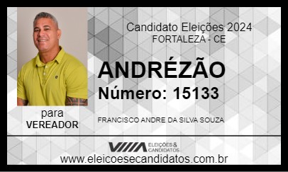 Candidato ANDRÉZÃO 2024 - FORTALEZA - Eleições