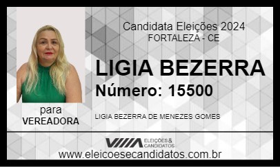 Candidato LIGIA BEZERRA 2024 - FORTALEZA - Eleições