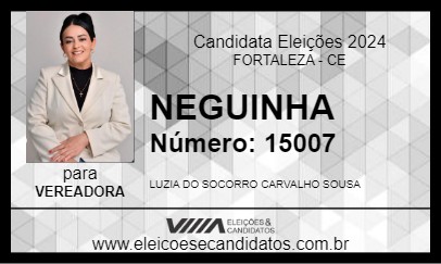 Candidato NEGUINHA 2024 - FORTALEZA - Eleições