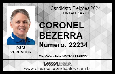 Candidato CORONEL BEZERRA 2024 - FORTALEZA - Eleições