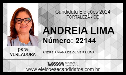 Candidato ANDREIA LIMA 2024 - FORTALEZA - Eleições