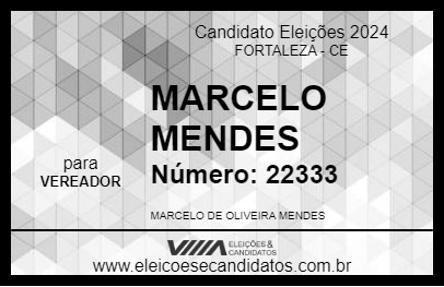 Candidato MARCELO MENDES 2024 - FORTALEZA - Eleições