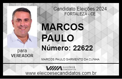 Candidato MARCOS CUNHA 2024 - FORTALEZA - Eleições