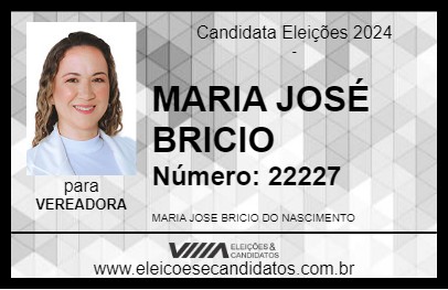 Candidato MARIA JOSÉ BRICIO 2024 - FORTALEZA - Eleições