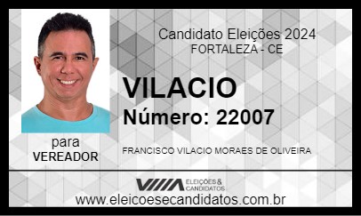 Candidato VILACIO  2024 - FORTALEZA - Eleições