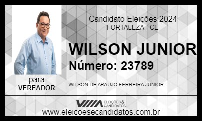 Candidato WILSON JUNIOR 2024 - FORTALEZA - Eleições