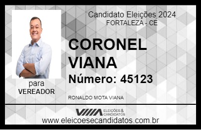 Candidato CORONEL VIANA 2024 - FORTALEZA - Eleições