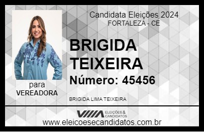 Candidato BRIGIDA TEIXEIRA 2024 - FORTALEZA - Eleições