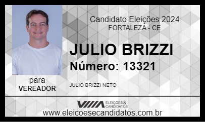 Candidato JULIO BRIZZI 2024 - FORTALEZA - Eleições