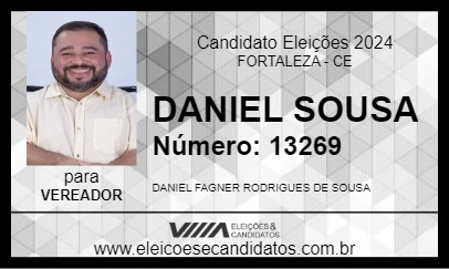 Candidato DANIEL SOUSA 2024 - FORTALEZA - Eleições