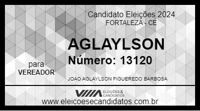 Candidato AGLAYLSON 2024 - FORTALEZA - Eleições