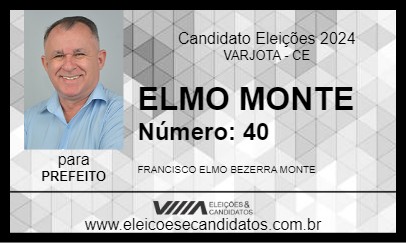 Candidato ELMO MONTE 2024 - VARJOTA - Eleições