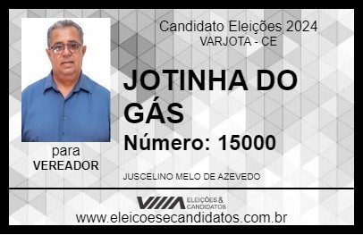 Candidato JOTINHA DO GÁS 2024 - VARJOTA - Eleições