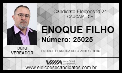 Candidato ENOQUE FILHO 2024 - CAUCAIA - Eleições