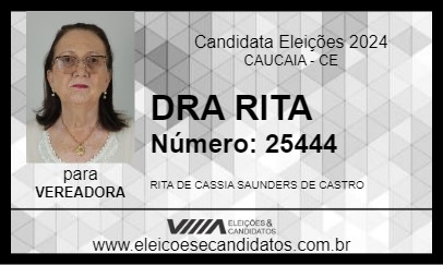 Candidato DRA RITA 2024 - CAUCAIA - Eleições