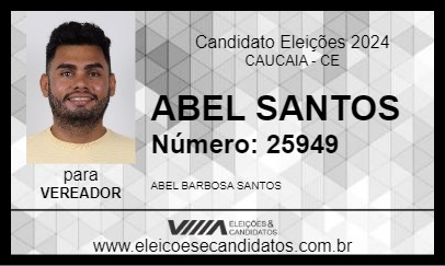 Candidato ABEL SANTOS 2024 - CAUCAIA - Eleições