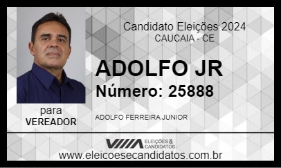 Candidato ADOLFO JR 2024 - CAUCAIA - Eleições